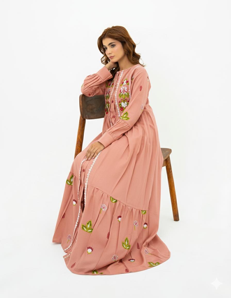 Embroidered Maxi