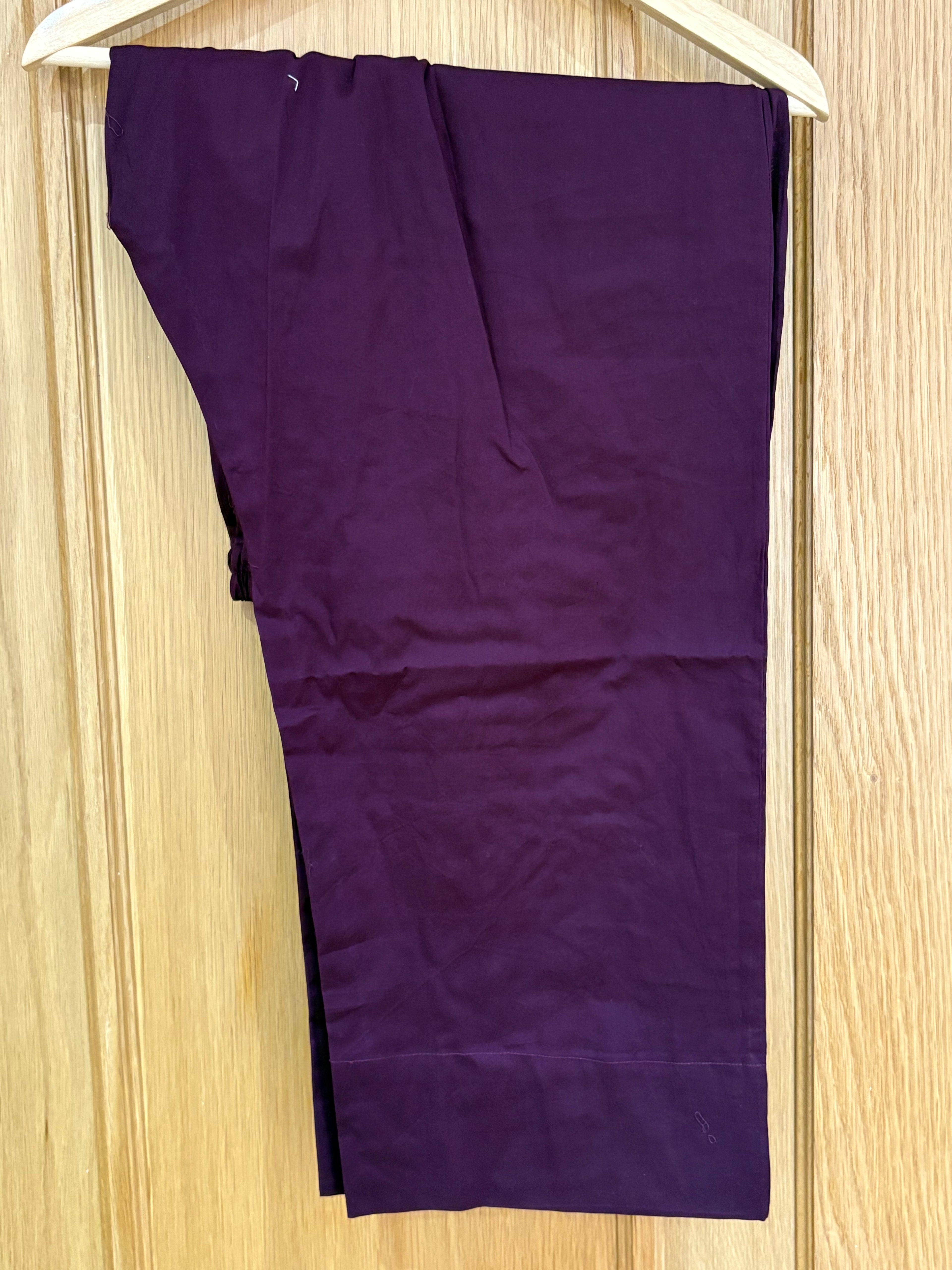 Deep Purple Embroidered 3-Piece Suit