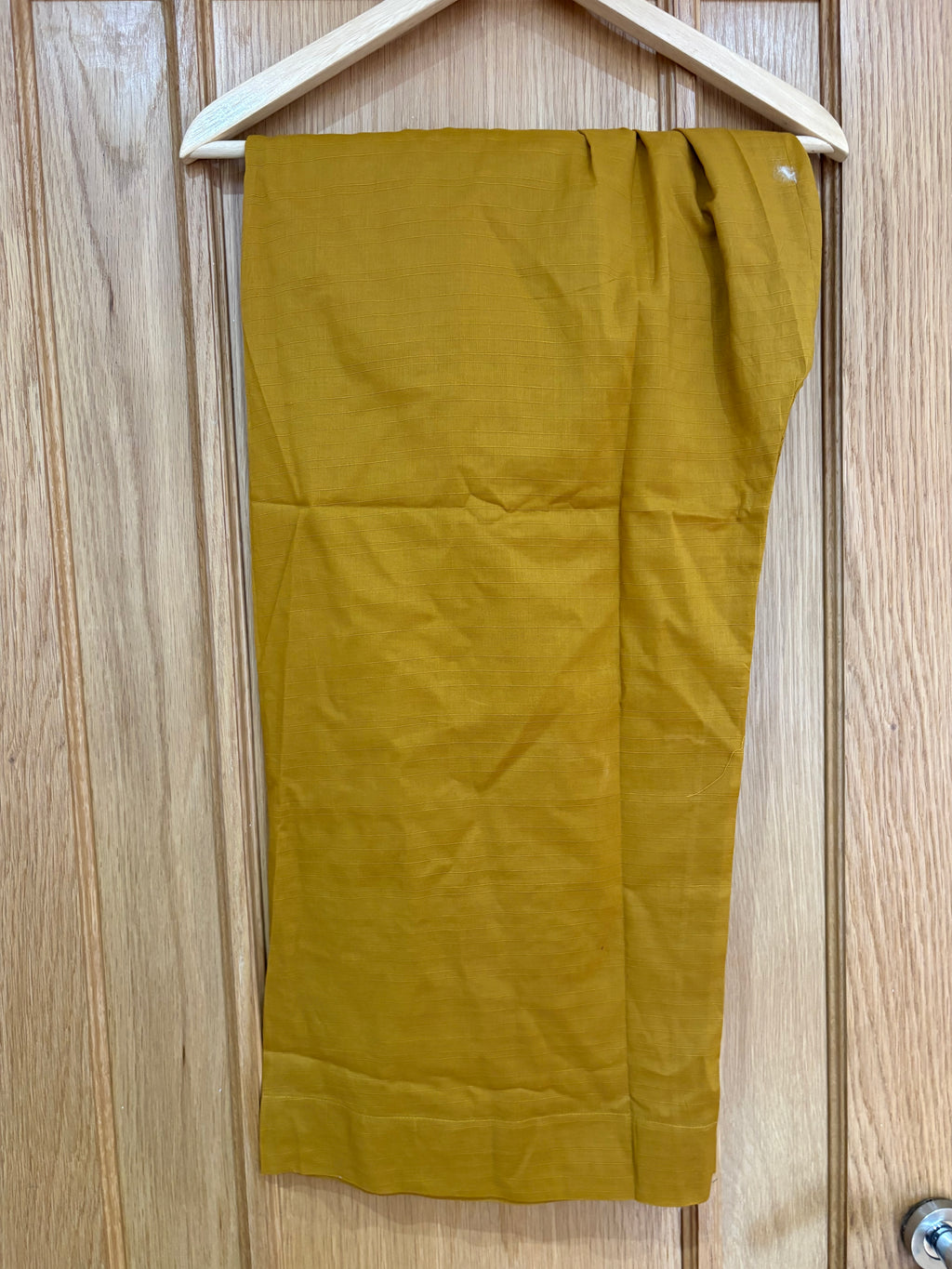 Mustard Yellow Embroidered 3-Piece Suit)