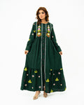Embroidered Maxi Dark green