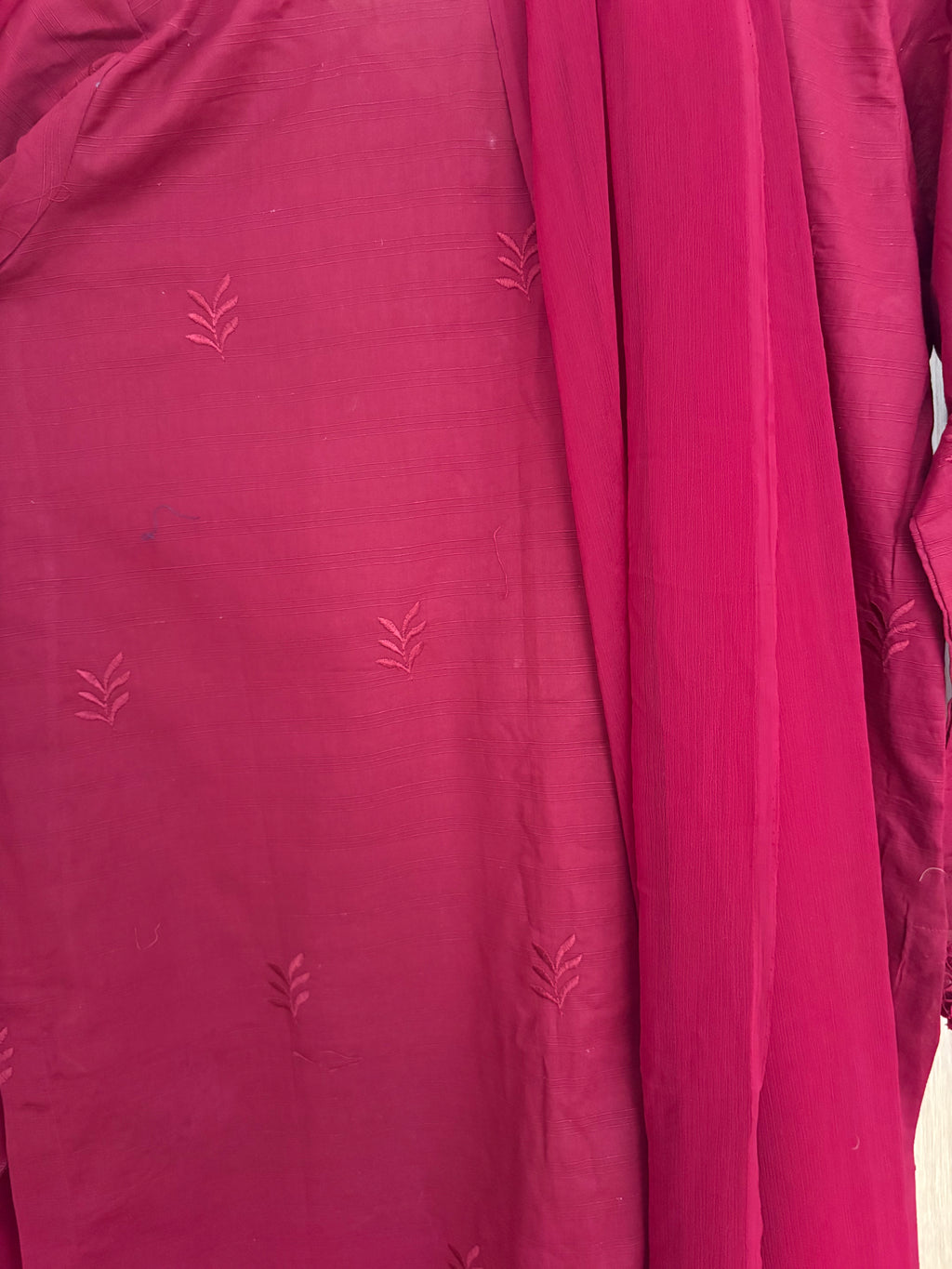 Stylish maroon 3-piece suit