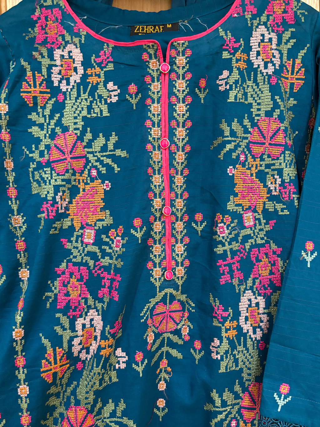 Elegant teal blue 3-piece suit